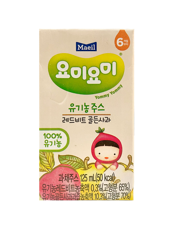 Nước ép Organic Vị Củ Dền & Táo Vàng Maeil 125ml - Tèobokki Store