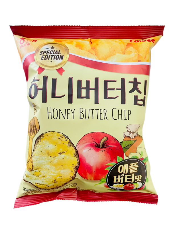 Snack khoai tây bơ mật ong vị táo Calbee