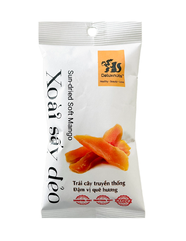 Xoài sấy dẻo Deluxnuts 40g